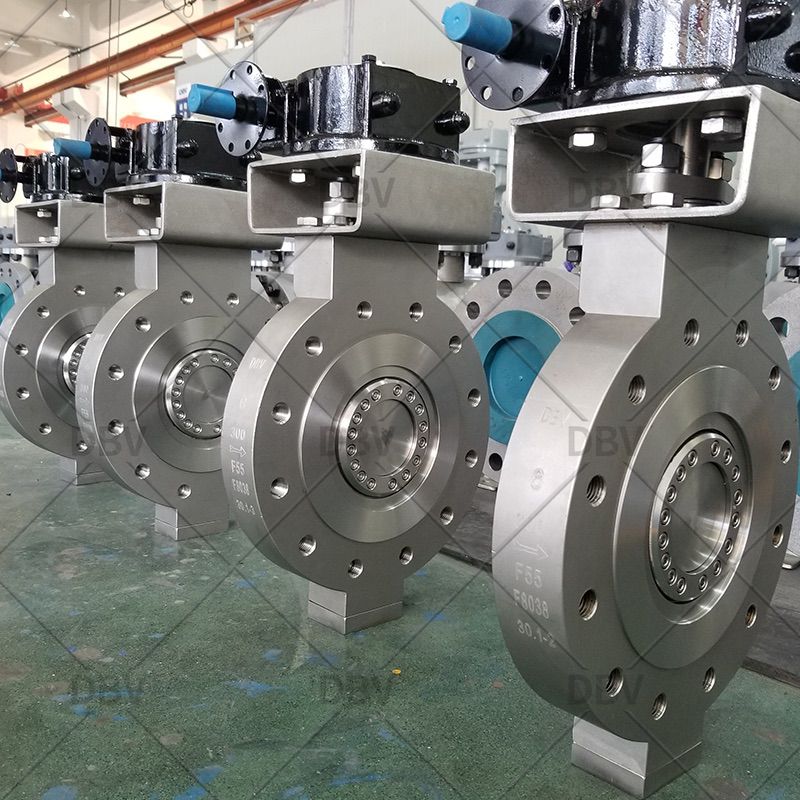 Fully forged Lug type metal to graphite butterfly valve with special